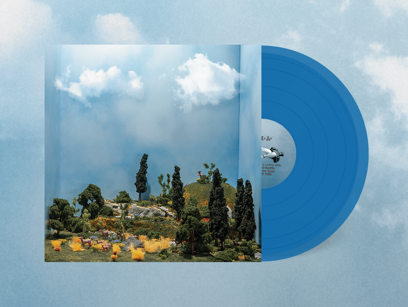 GZR-033 || The Dog's Body - 'Deer of Wisdom' Translucent Blue Vinyl